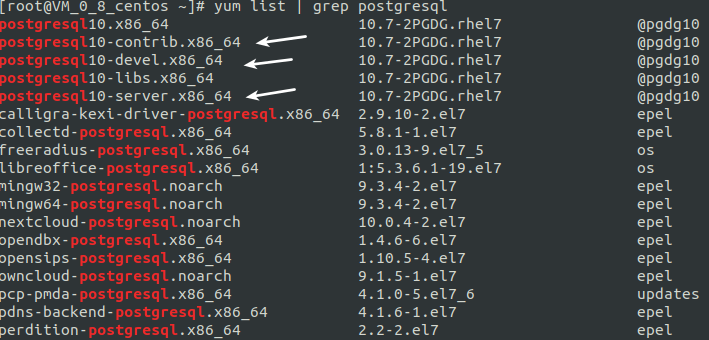 postgresql yum install postgresql yum install